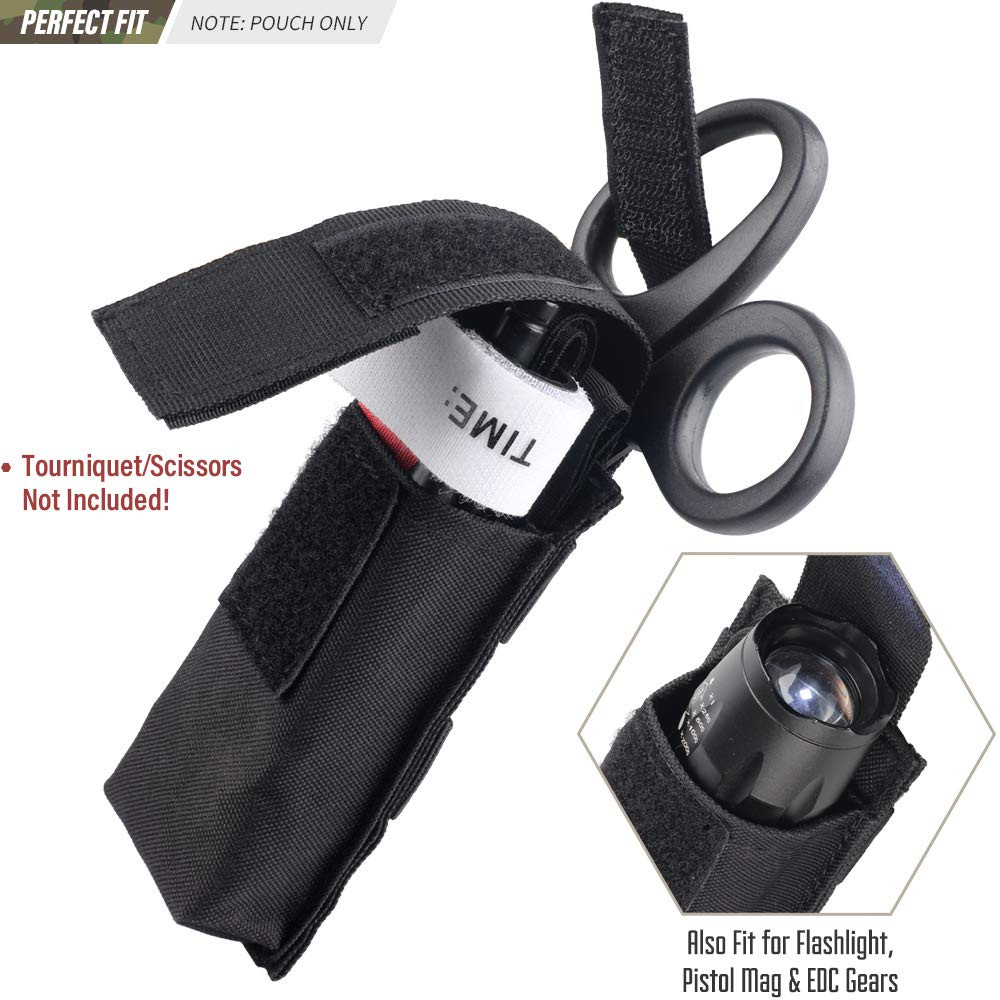 Multitool Pouch Folding Knife Sheath Pouch for Belt Molle Flashlight Pouch