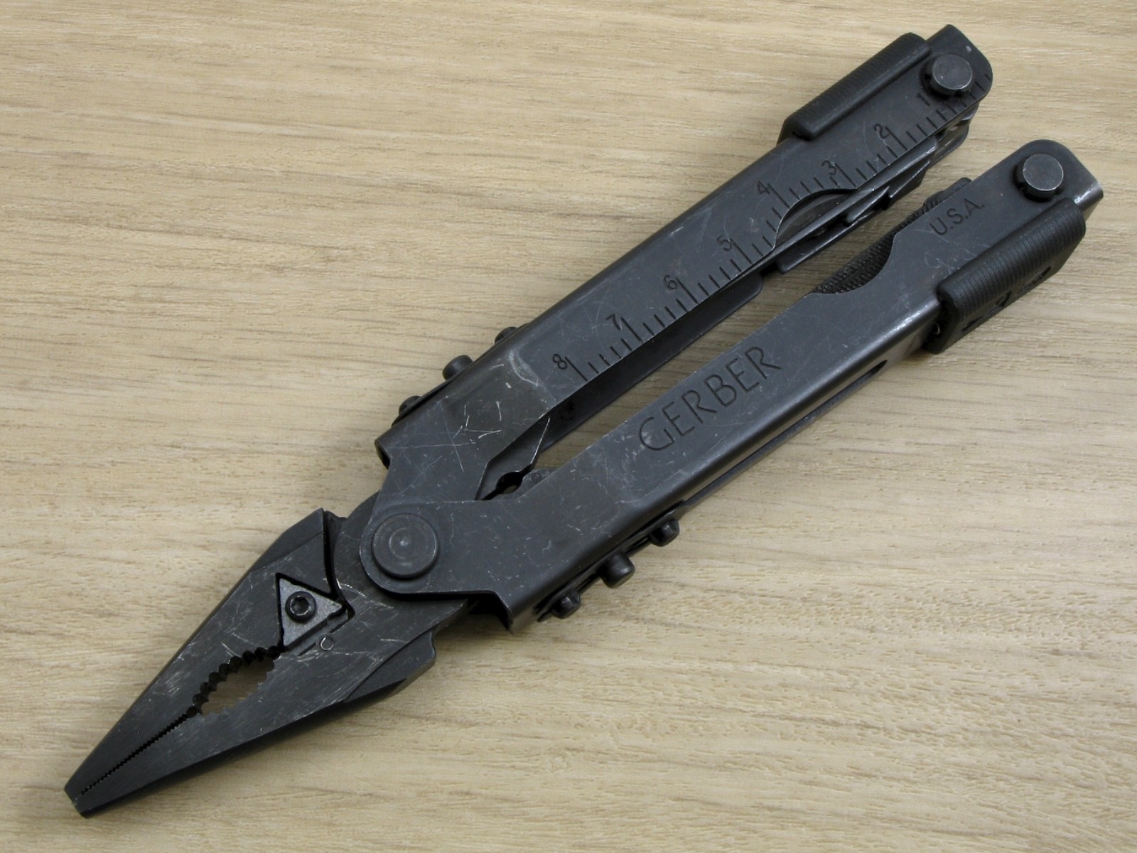 Gerber MP600 Multi-Tool Multi-Plier Needlenose Carbide Cutters, Black Oxide