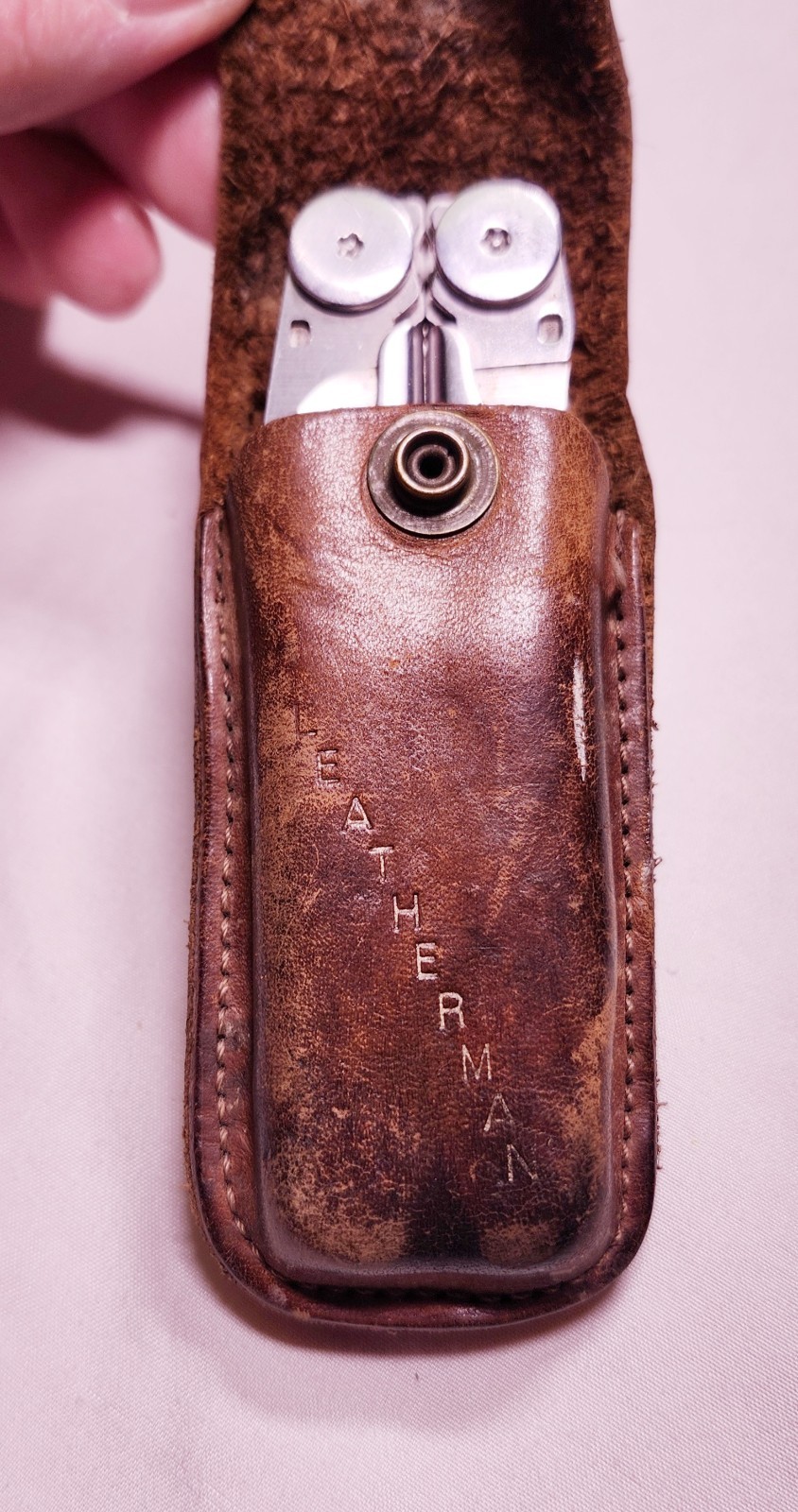 Leatherman Wave PAT PEND 1998–2000 Early First Gen + Leather Sheath Vintage