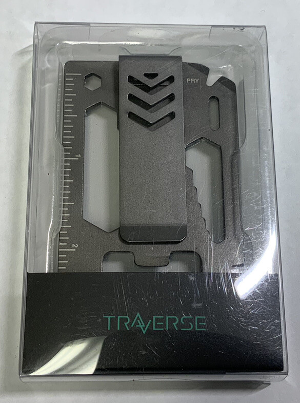 Traverse Bridger Money Clip Multitool New – Mini Wrench Ruler Screwdriver Pry