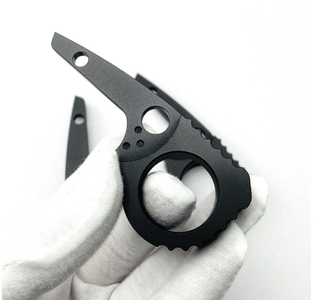 DIY Paramilitary 2 C81 Folding Knife Aluminum Alloy Handle Back Keel Spine Tool