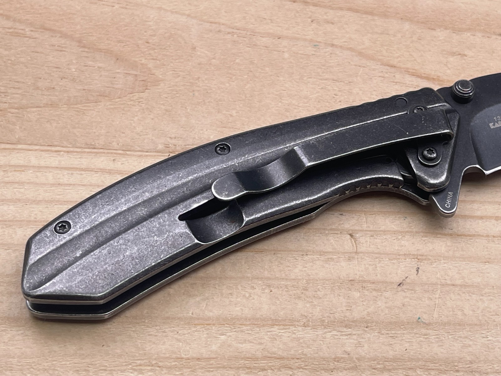 Kershaw 1306BW Filter KAI Patented 3Cr13 SpeedSafe A/O Folding Pocket Knife