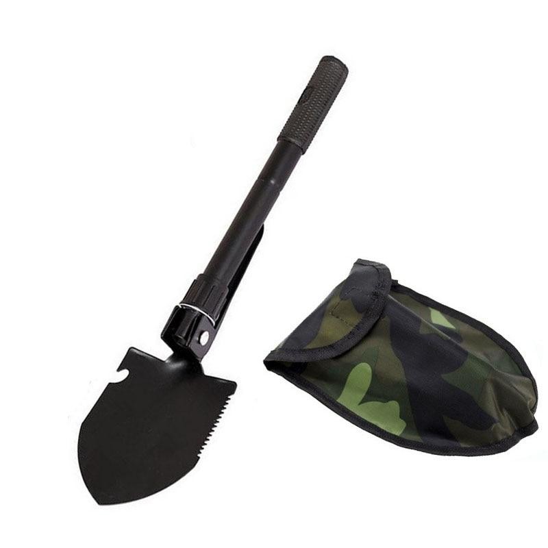 Military Folding Shovel Multifunction Camping Fishing Outdoor Pickaxe Tool