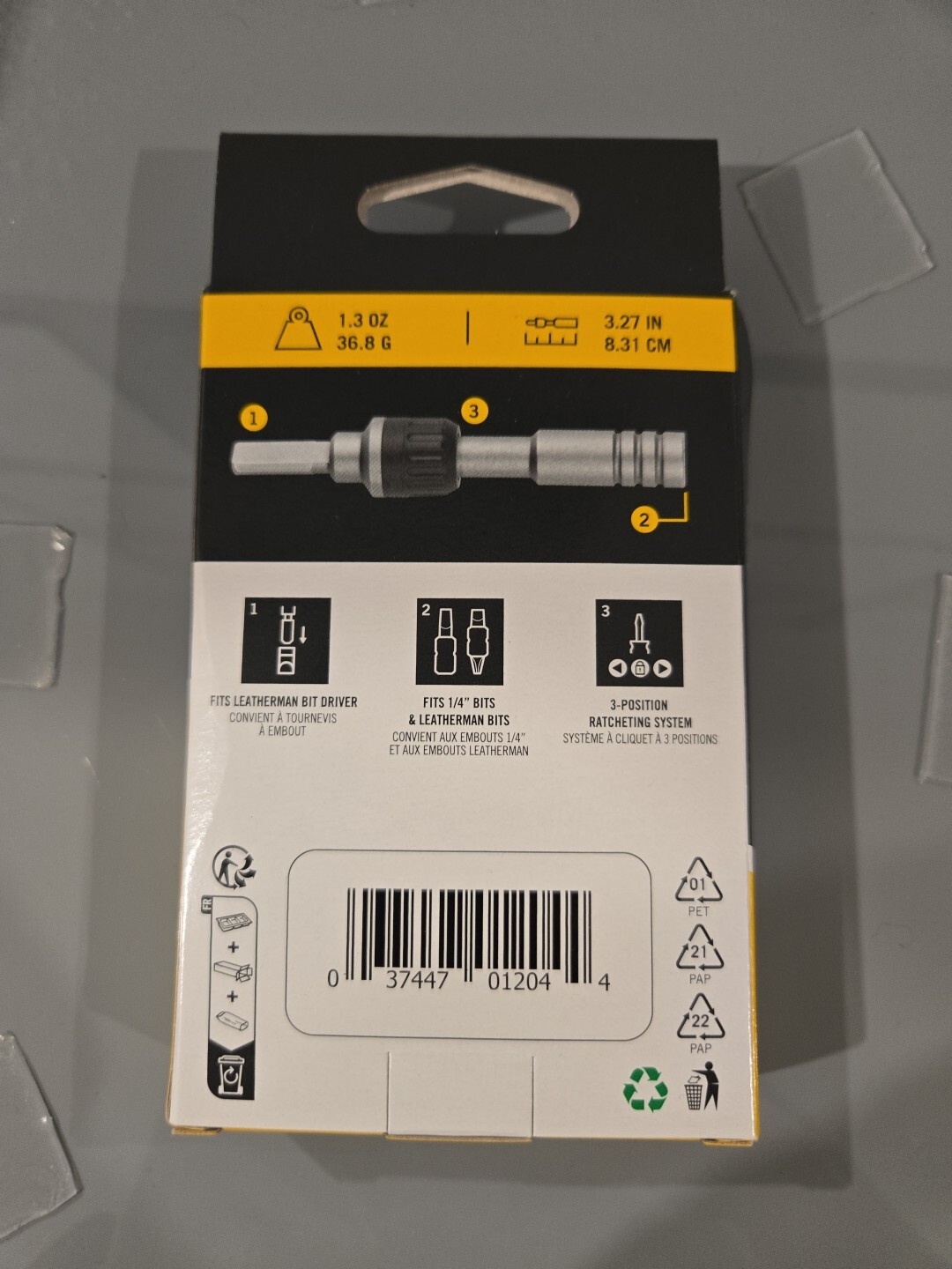 BRAND NEW IN BOX Leatherman Ratchet Driver 1/4 Hex Bit Model 931030 Ships Now
