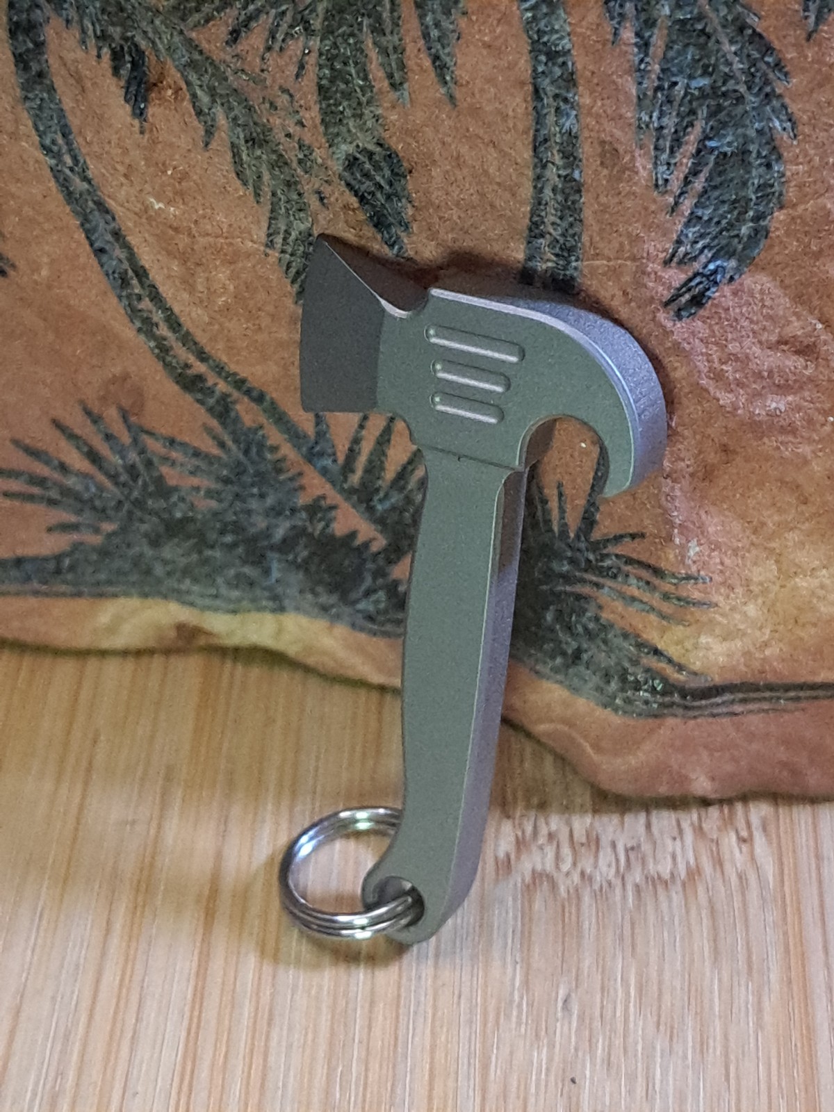 EDC Titanium Alloy Keychain Bottle Opener Multi-Tool