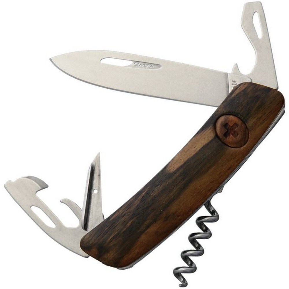 Swiza D03 Swiss Multi Tools Stainless Blades Brown Walnut Handle – KNI.0030.6300