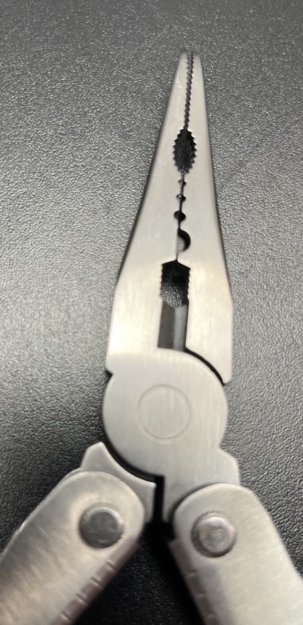 Vintage Barlow Multitool Pliers Knife Scissors Stainless Folding Tool