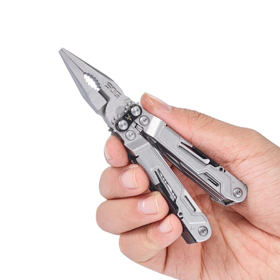 SOG PowerPint 18-in-1 Tactical Multi-Tool Pocket Knife Scissors Screw Pliers