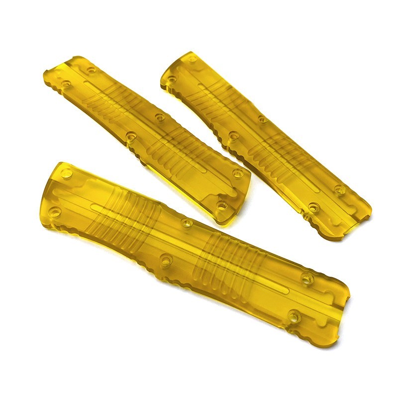 1PC Clear Acrylic Handle Scale for Combat Troodon Style Knife DIY Replacement