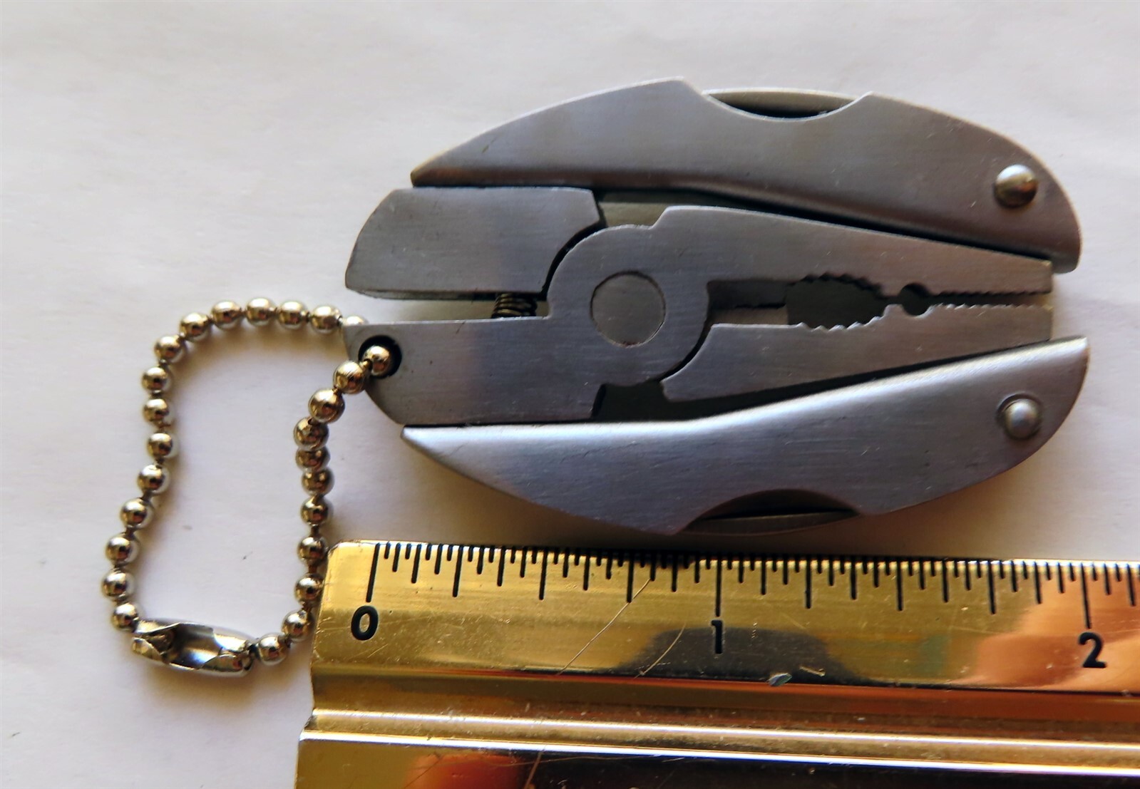 5-in-1 Mini Pocket Multitool Stainless steel