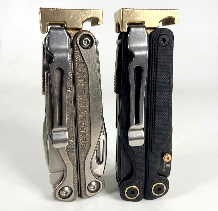 For Leatherman CHARGE & ALPHA,+ TT & TTI, BRASS Hammer Head ADD-ON