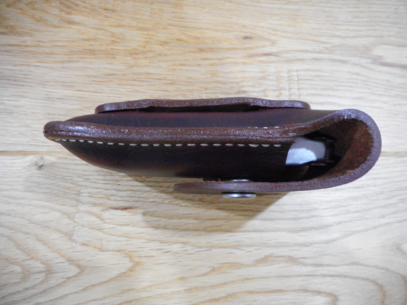Leatherman Wingman or Rebar leather sheath. Plain flap. Sheath only.