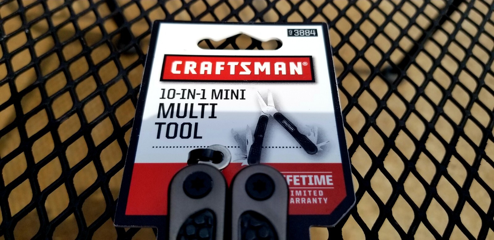 NEW! Craftsman 10-IN-1 Mini Multi Tool Black Handle & Key Ring #9 3884 ShipsFREE
