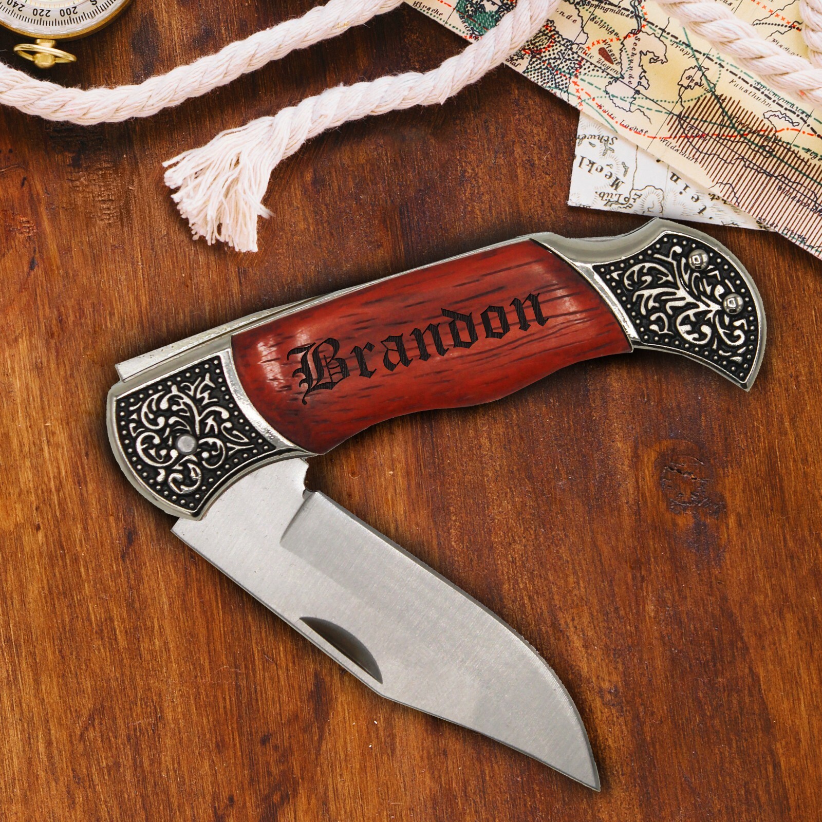 Personalized Pocket Knife – Groomsman Gift – Father’s Day Gift