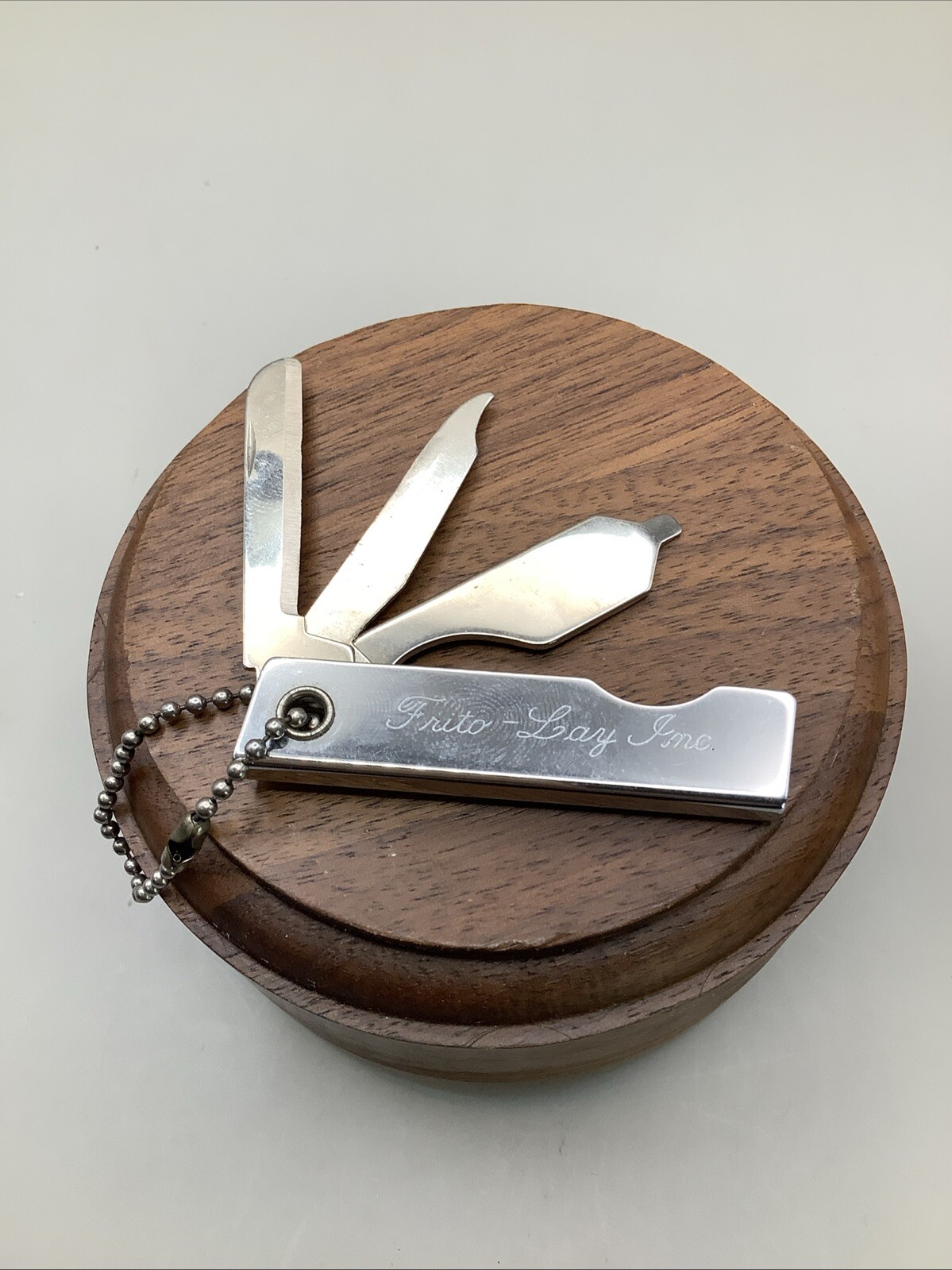 Vintage Multi Tool LITER Keychain Advertisement Pocket Knife USA, Frito-Lay Inc.
