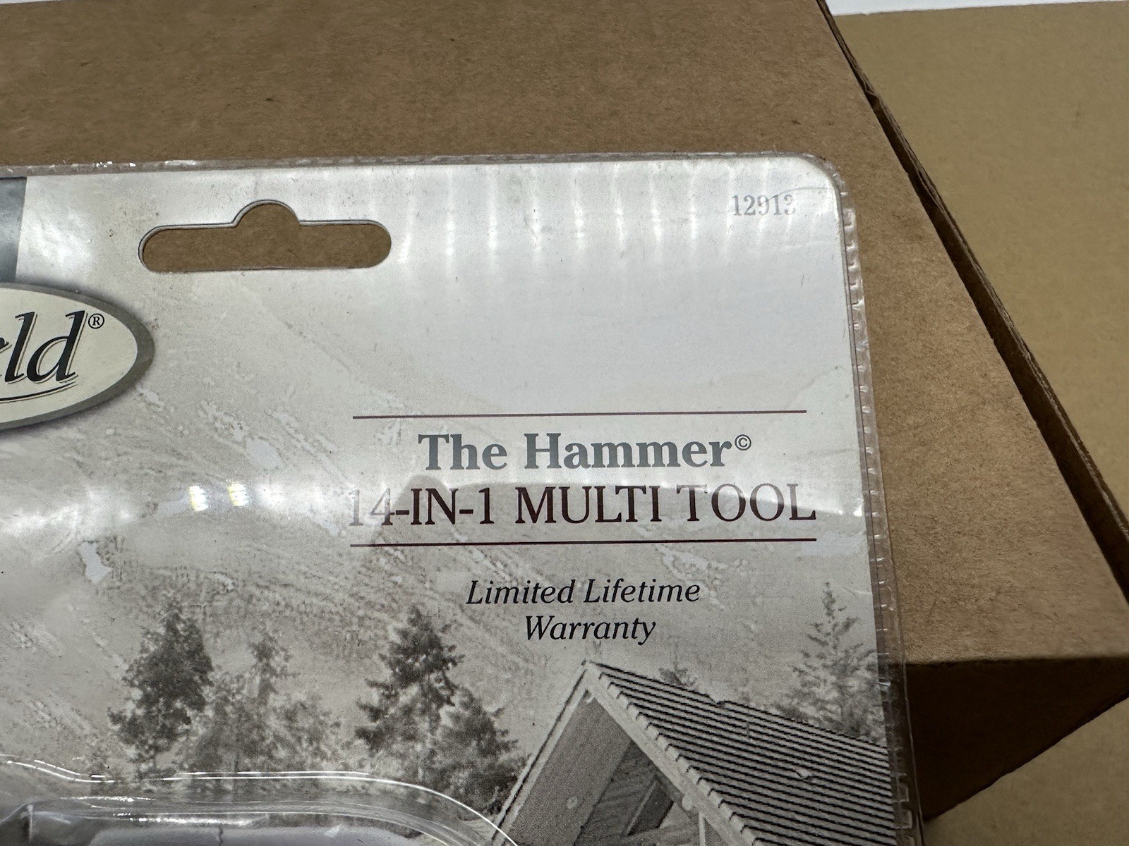Sheffield (12913) Hammer premium-14 in 1-multi tools W/ Canvas Holder NEW NOS