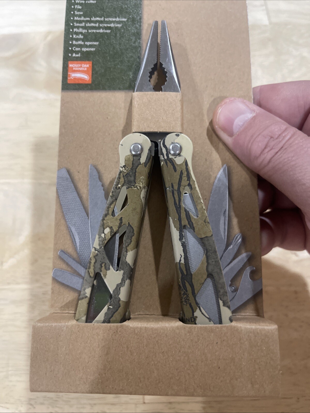 Ozark Trail Camo Multi-Tool 12-in-1, Stainless Steel NEW