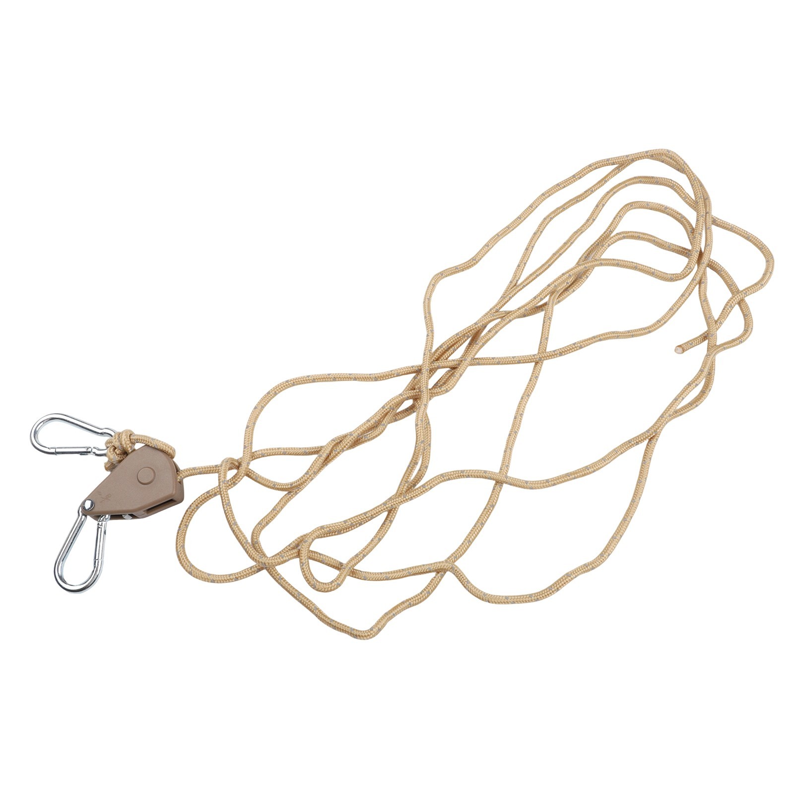Outdoor Pulley Adjustable Rope Hanger Indoor Tasks 2 Bearing Buckles Included