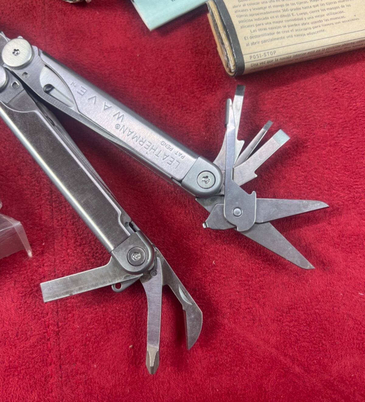 Leatherman Original Wave Leather Sheath Collectable Pat Pend Pre 2005 NOS!!