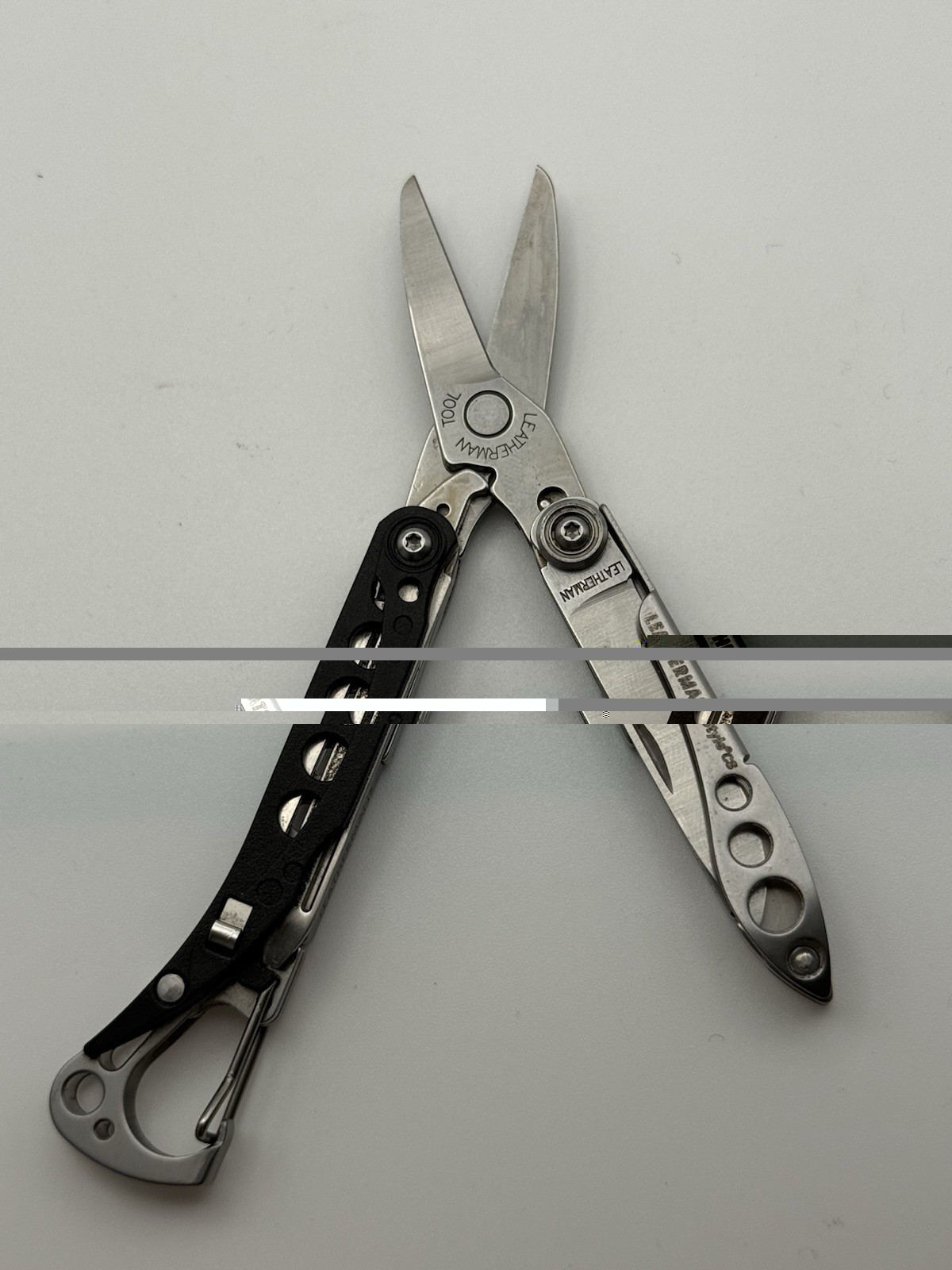 Retired Leatherman Style CS Multi Tool Knife File Scissor Carabiner Discontinued