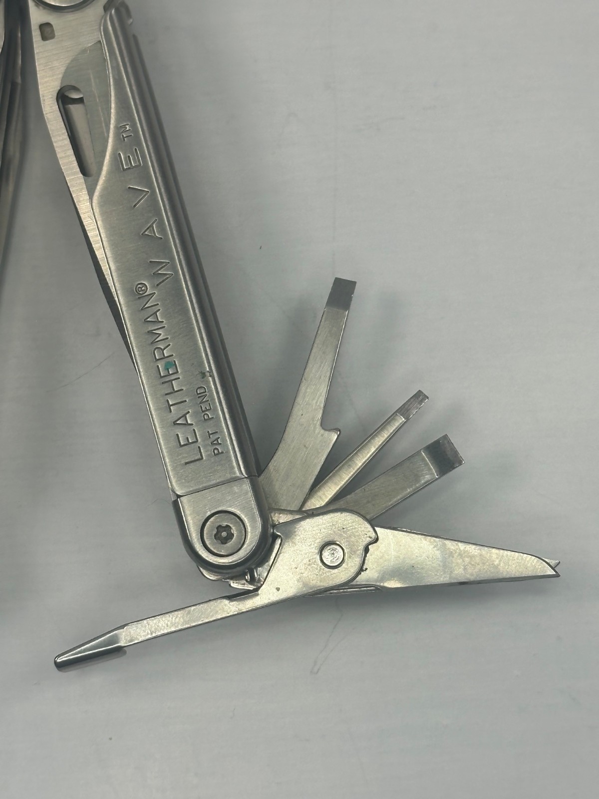 Leatherman Wave Multi Tool Stainless Steel 2003 w/ Leather Sheath Pat Pend USA