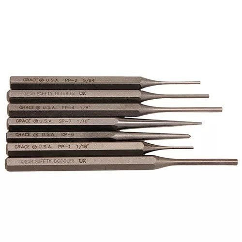 Grace Multicolor Tools Gun Care High Carbon Steel Punch Set – GRPS7