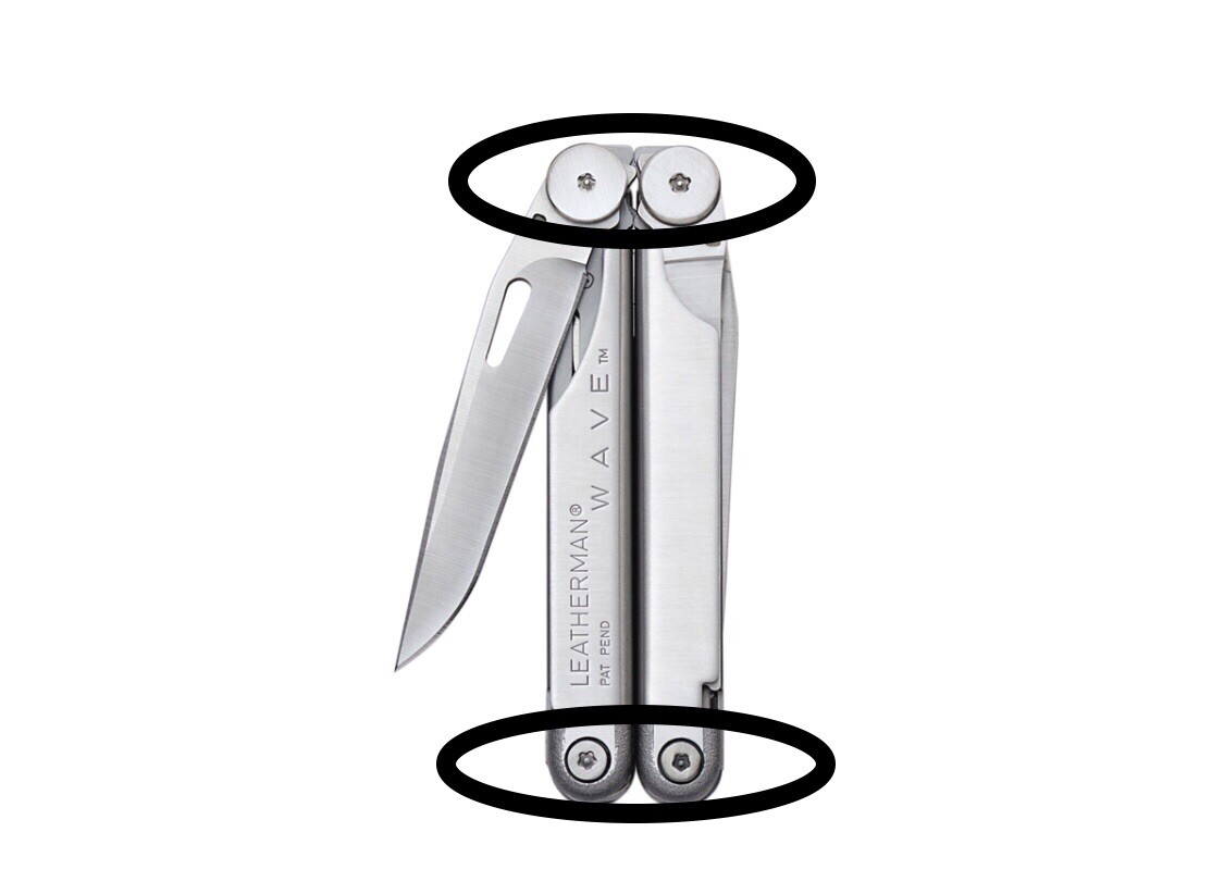 Disassembly Bit Kit: LEATHERMAN Original Wave or Sideclip: five point star bit