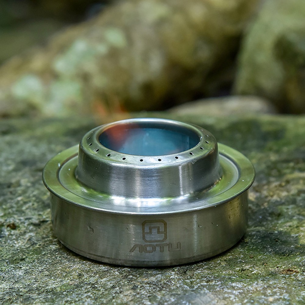 Compact 201 Stainless Steel Stove for Outdoor Use Rust Resistant Design