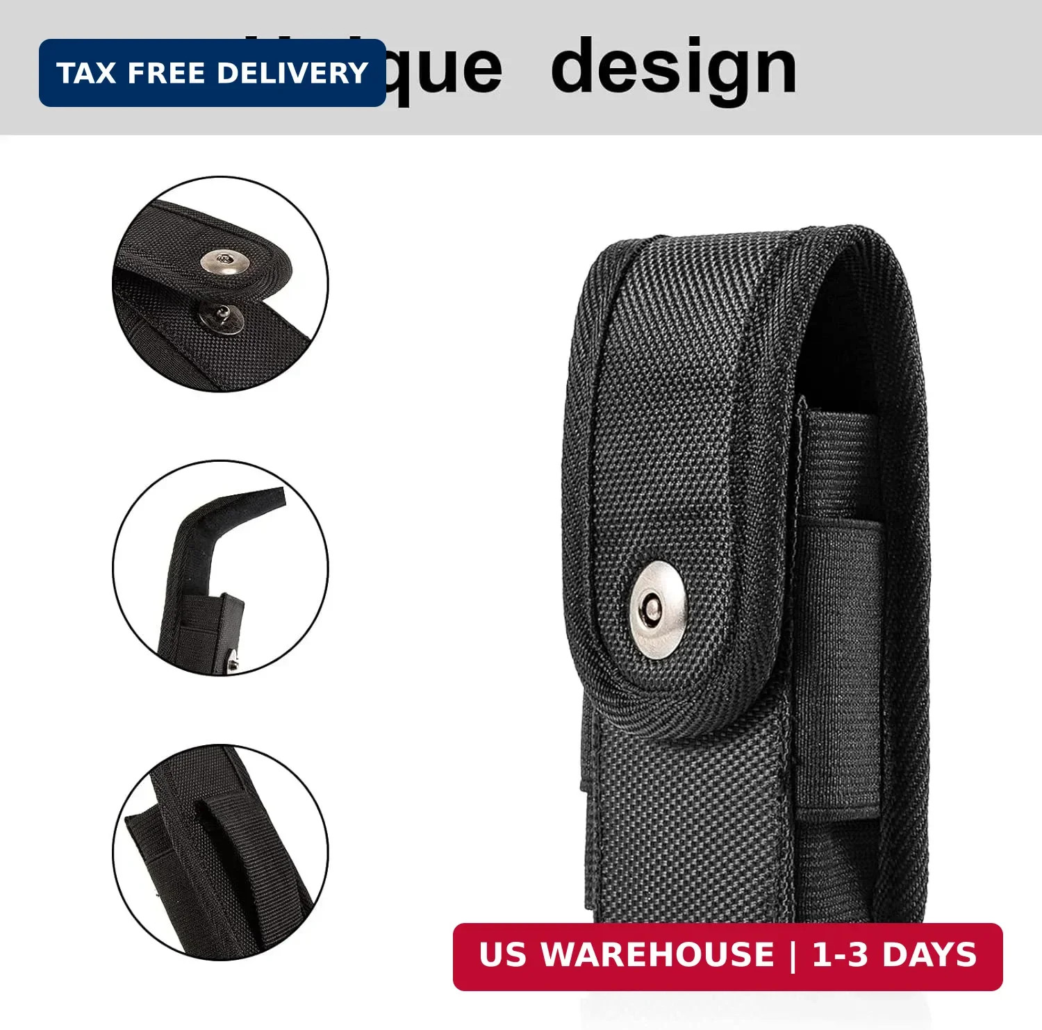 Multitool Sheath, Multitool Pouch, EDC Belt Organizer for Pen/Flashlight/Folding