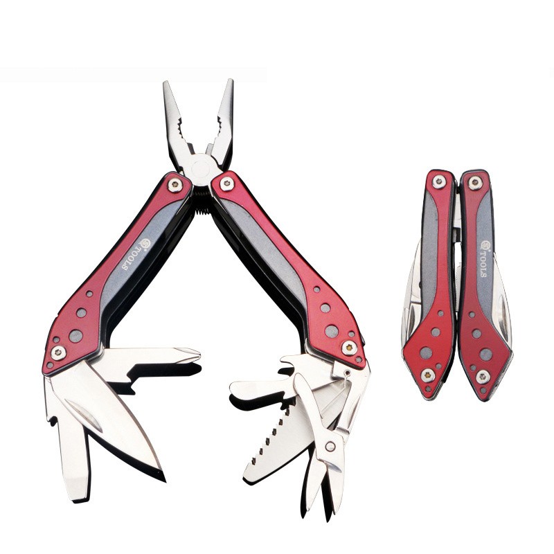 Folding Outdoor Survival Utility Tool Stainless Steel EDC Pocket Multi Tool