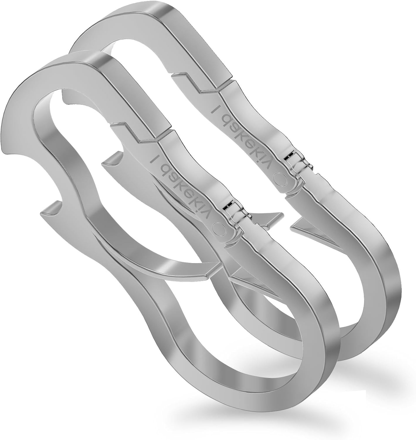 Stylish Carabiner Keychain – Key Ring Holder, Bottle Opener