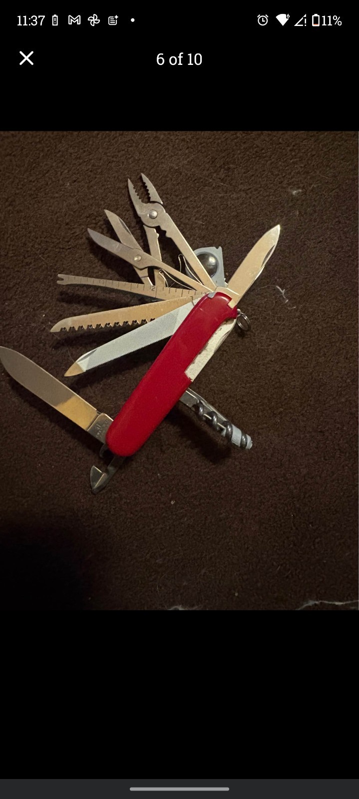 Victorinox SwissChamp Red Multi-Tool 33 Tools 2.75in Blade Corkscrew