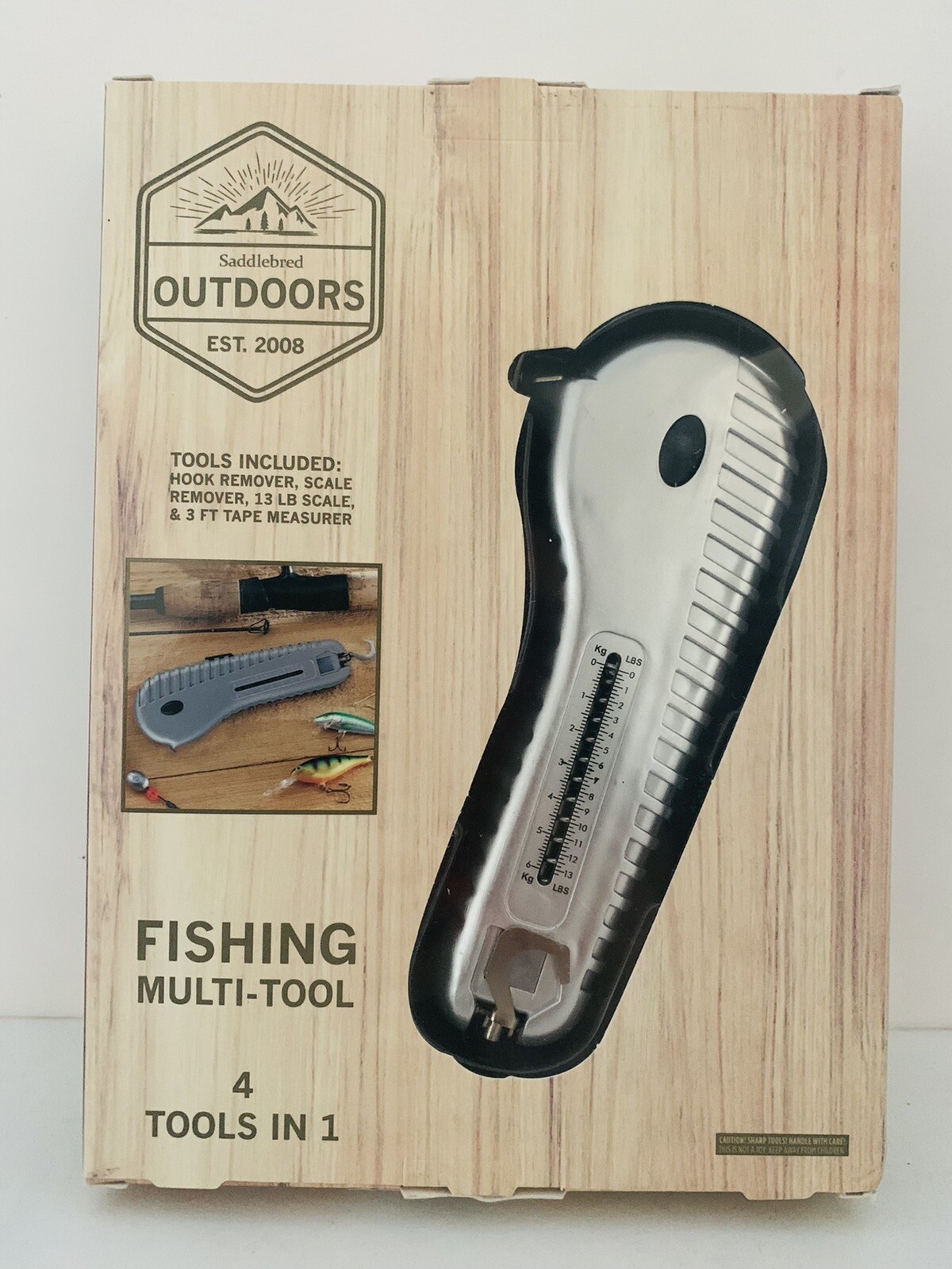 Saddlebred Outdoors Multi-Tool Fishing *4 Tools in 1*