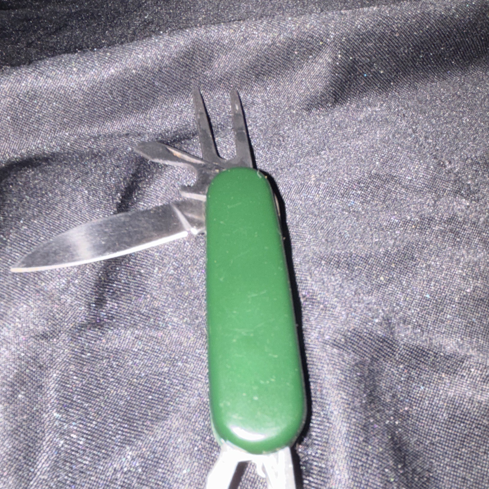 Vintage Green Swiss Army Style Golf Pocket Knife – Unbranded. Golfer 91mm
