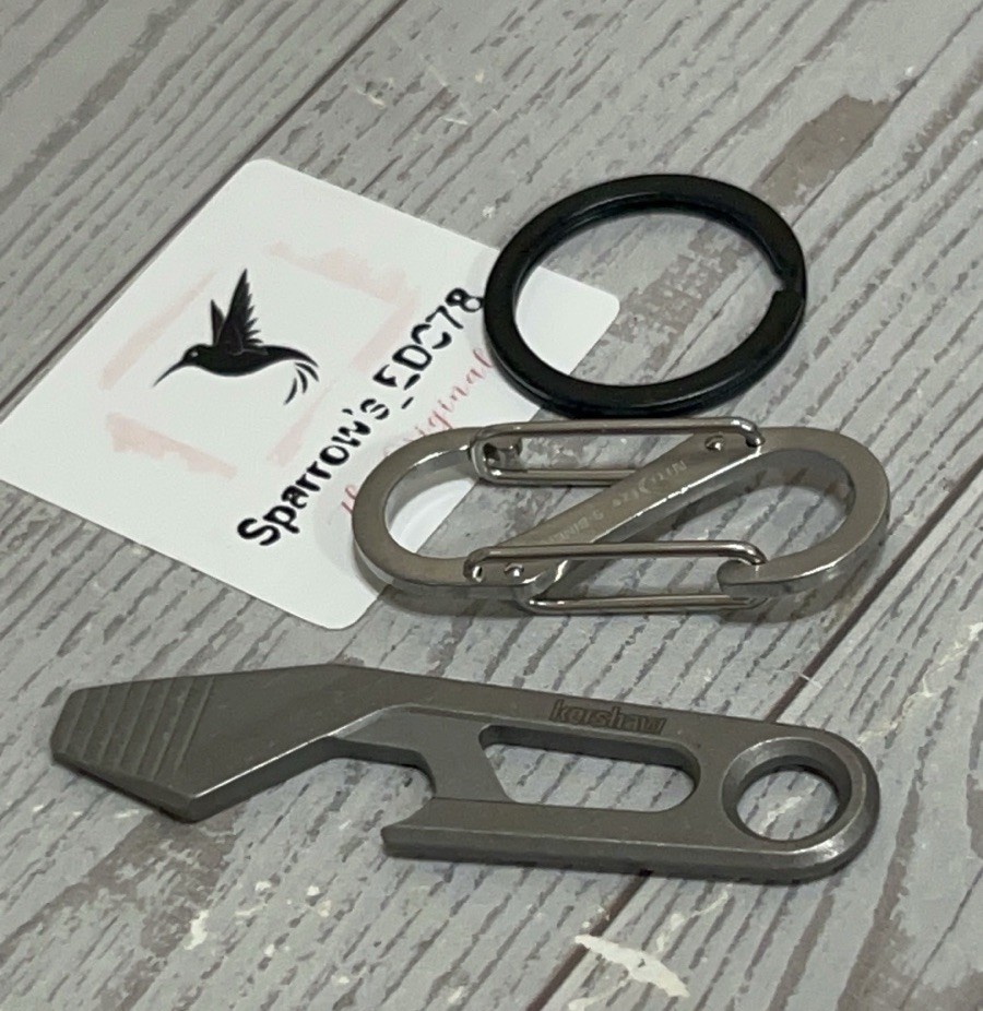 Kershaw Recap Gray Bottle Opener Multi Tool Lightweight Stainless Steel Keychain