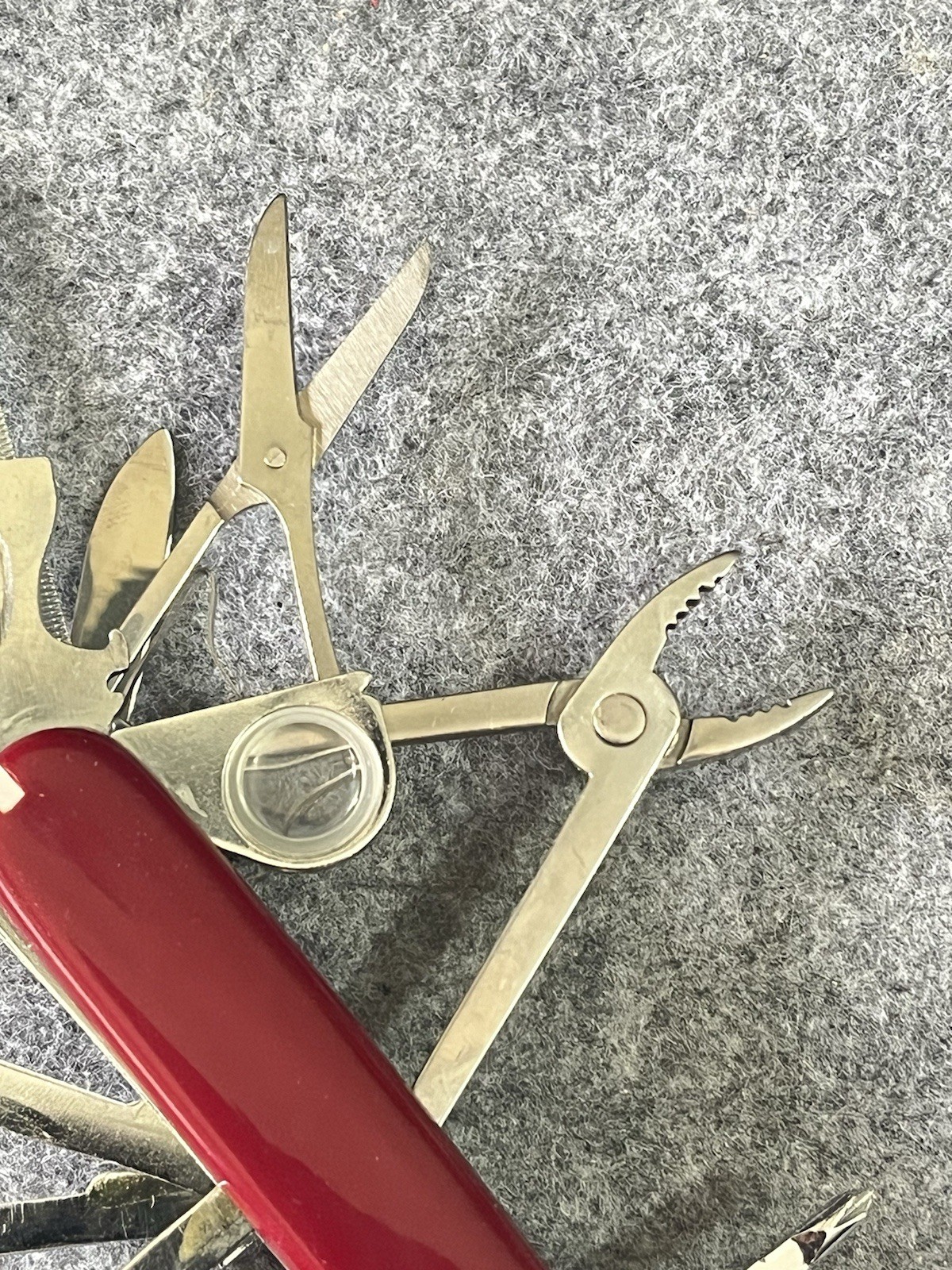 Vtg Stainless Steel Pocket Survival 16 Multi-Tool Camping Hiking