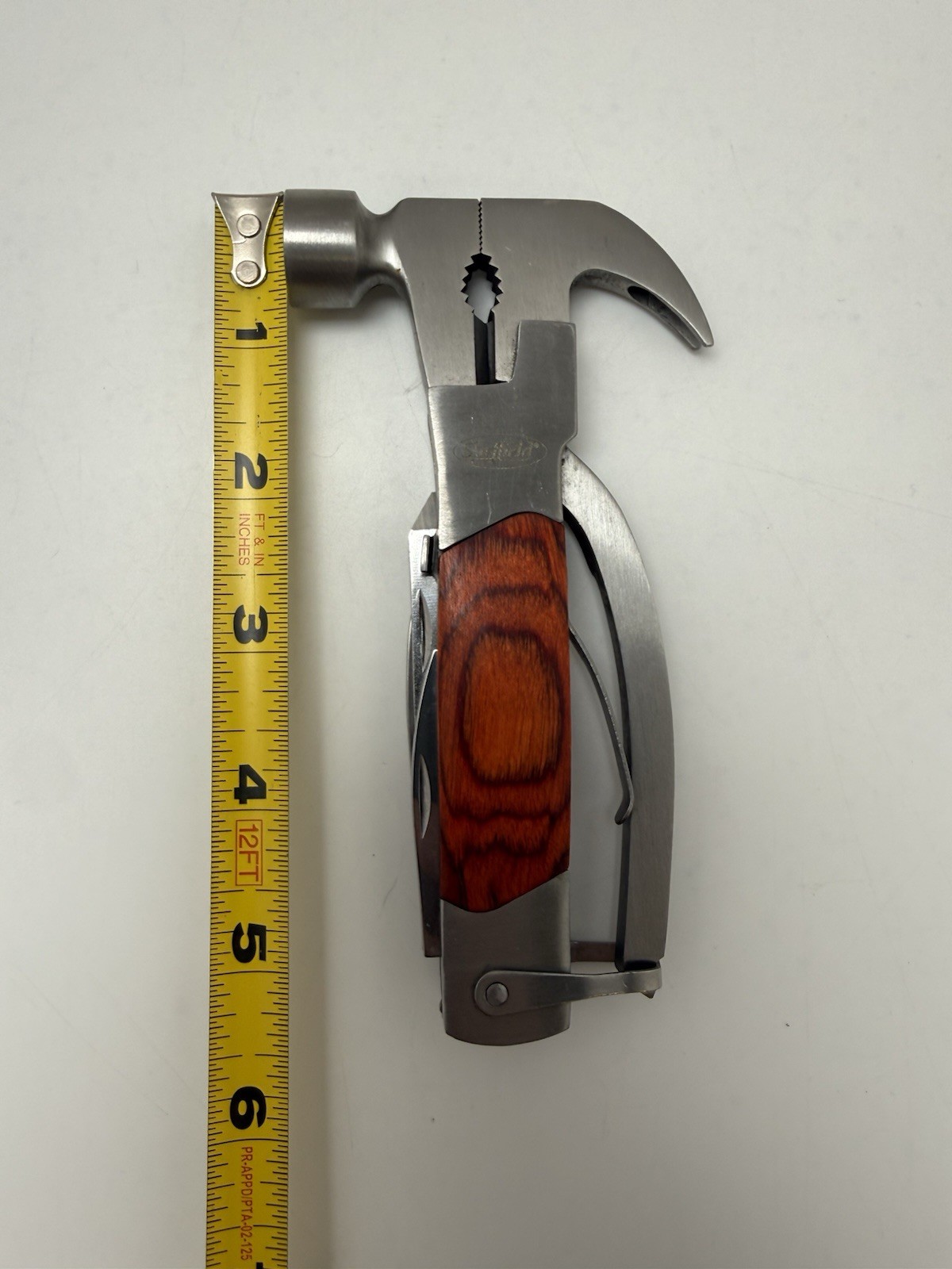 Sheffield Hammer 14in1 Pocket Multi Tool w/Case Outdoor Hiking