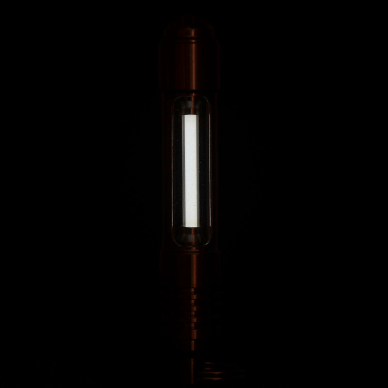 1 Pcs 3*22.5mm Titanium Luminous Tube Pendants Paracord Beads Key Ring Pendants