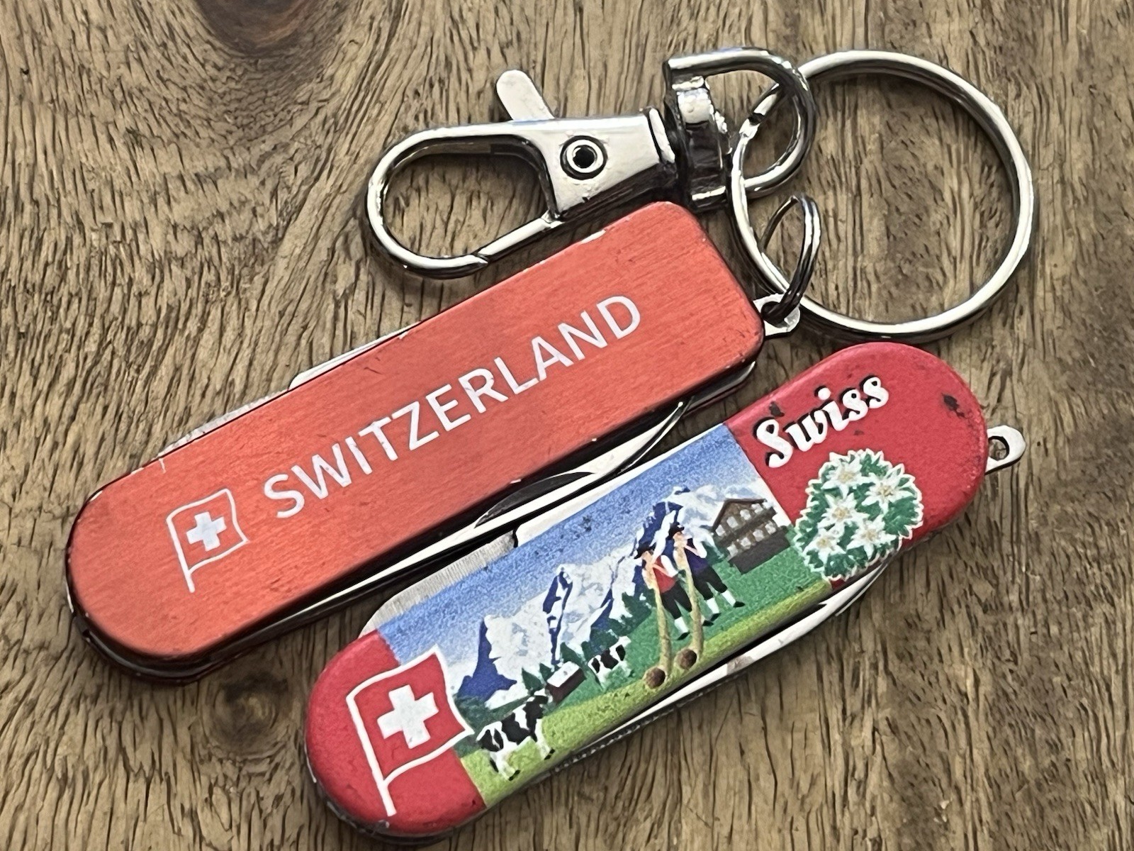 Generic “Switzerland” Inscription Multi Tool Keychain TSA Confiscated Lot Of 2