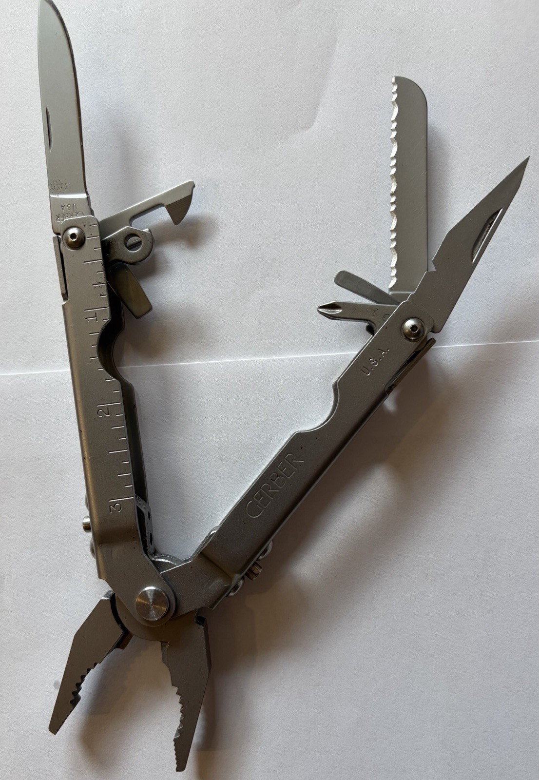 Original 1991 Gerber Multi Tool Pliers Made In USA Patent 5142721