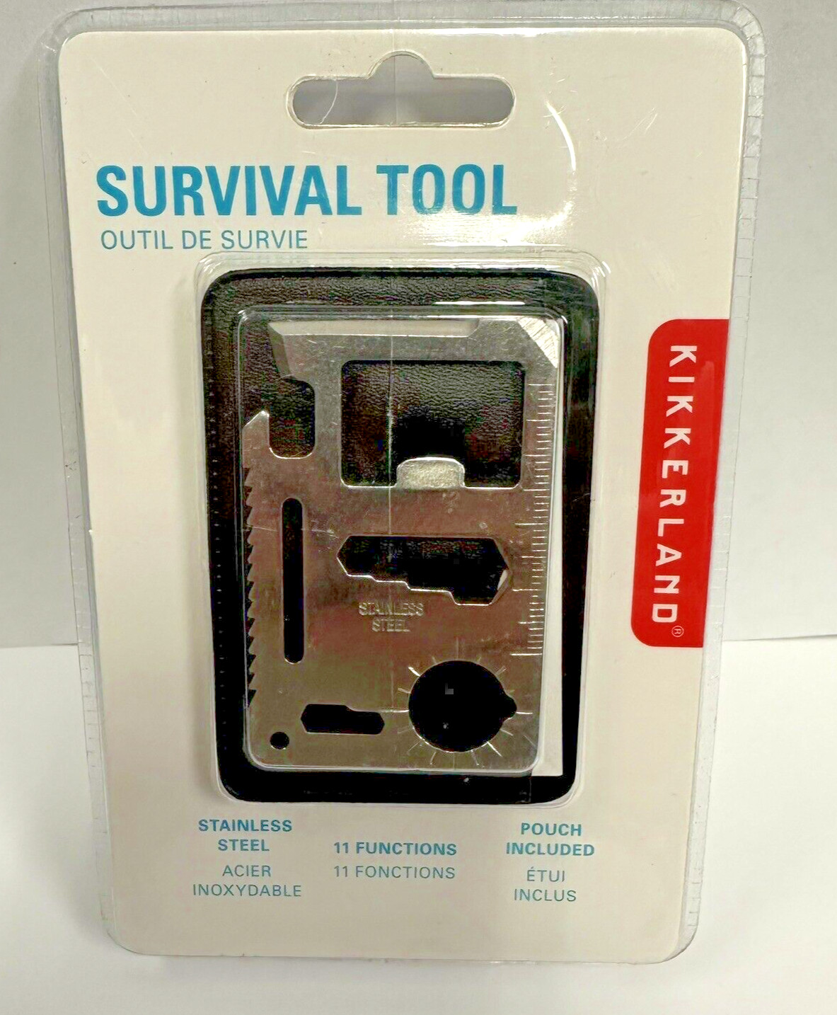 Kirkland Pocket Survival Tool 11 Function, with Storage Pouch