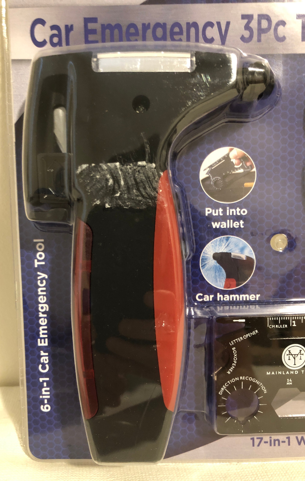 New Car Emergency 3pc Tool Set by Mainland Trends – Item # 1362