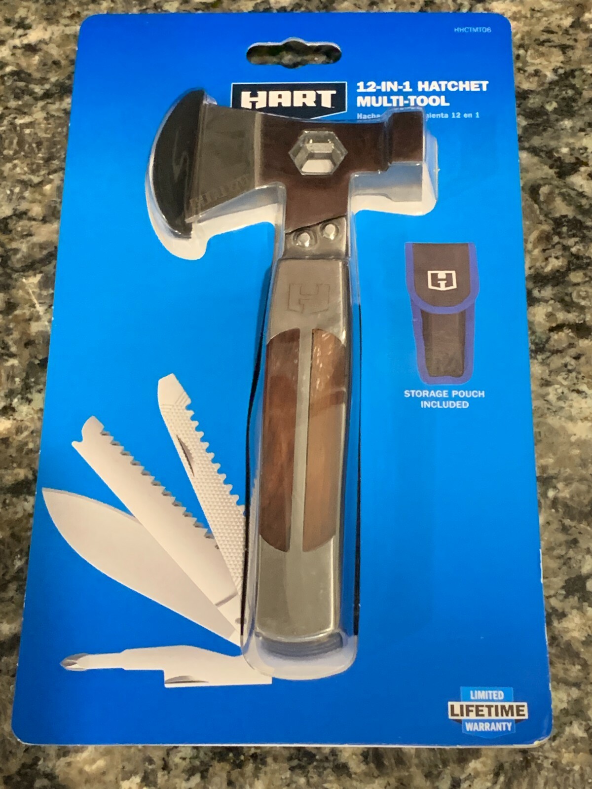 New Hart 12-in-1 Hatchet Multi-Tool with Storage Pouch