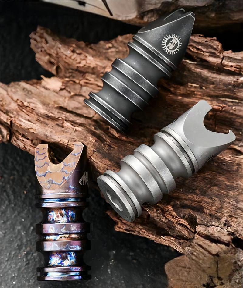 Titanium Multi Tool Bottle Opener Paracord Pendant Knife Bead Wrench Outdoor EDC
