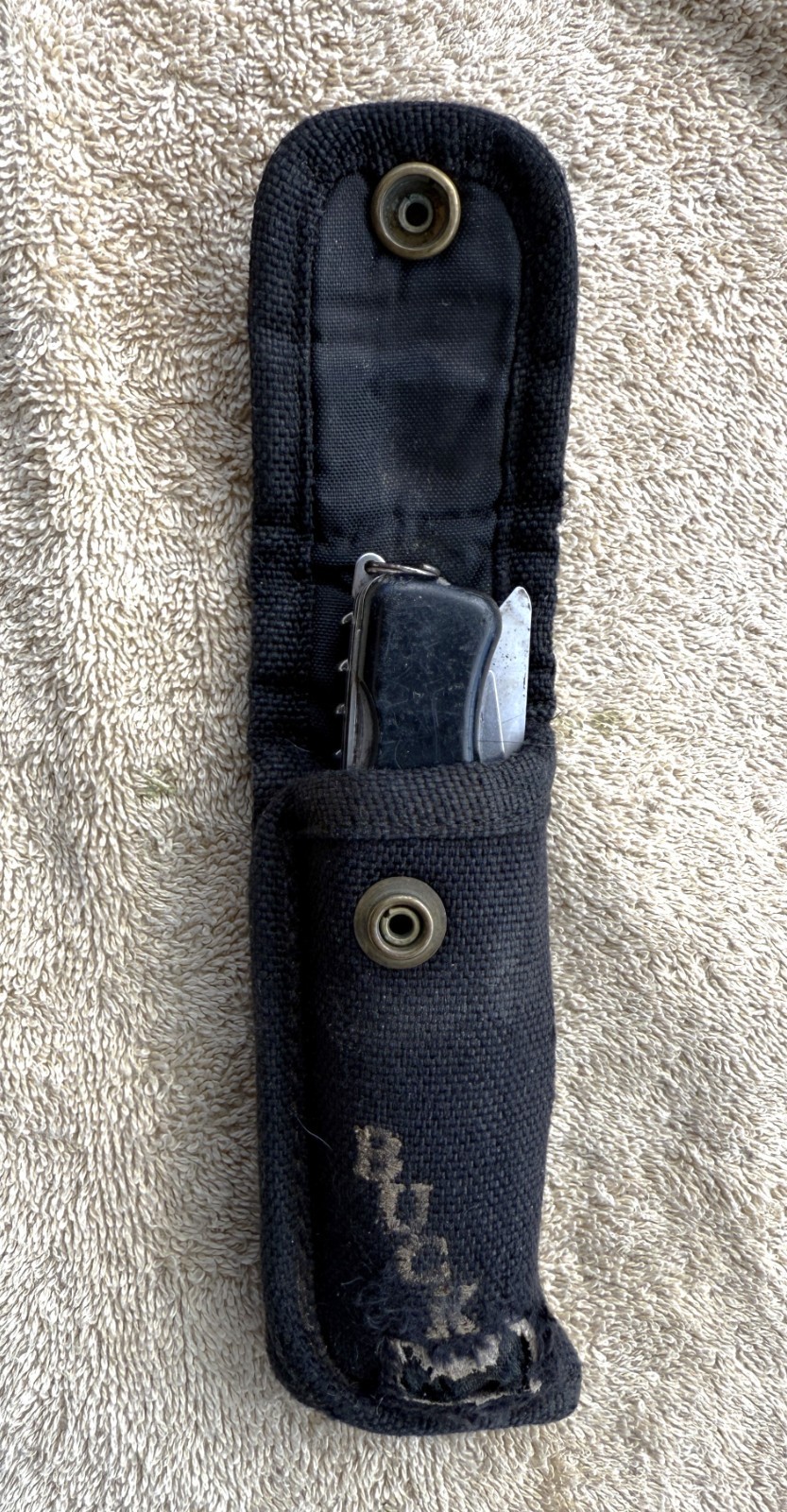 VINTAGE BUCK MULTI-TOOL PAT PEND – WANGER DELEMONT – SWISS – AS PICTURED