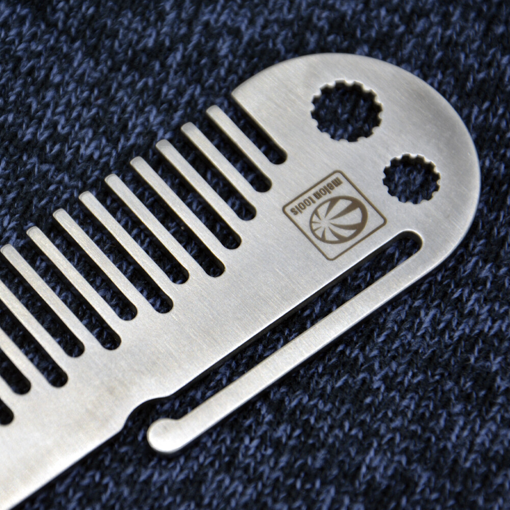 Tactical Beard Comb Stainless Steel Multitool Redneck MOLLE Outdoor EDC Tools