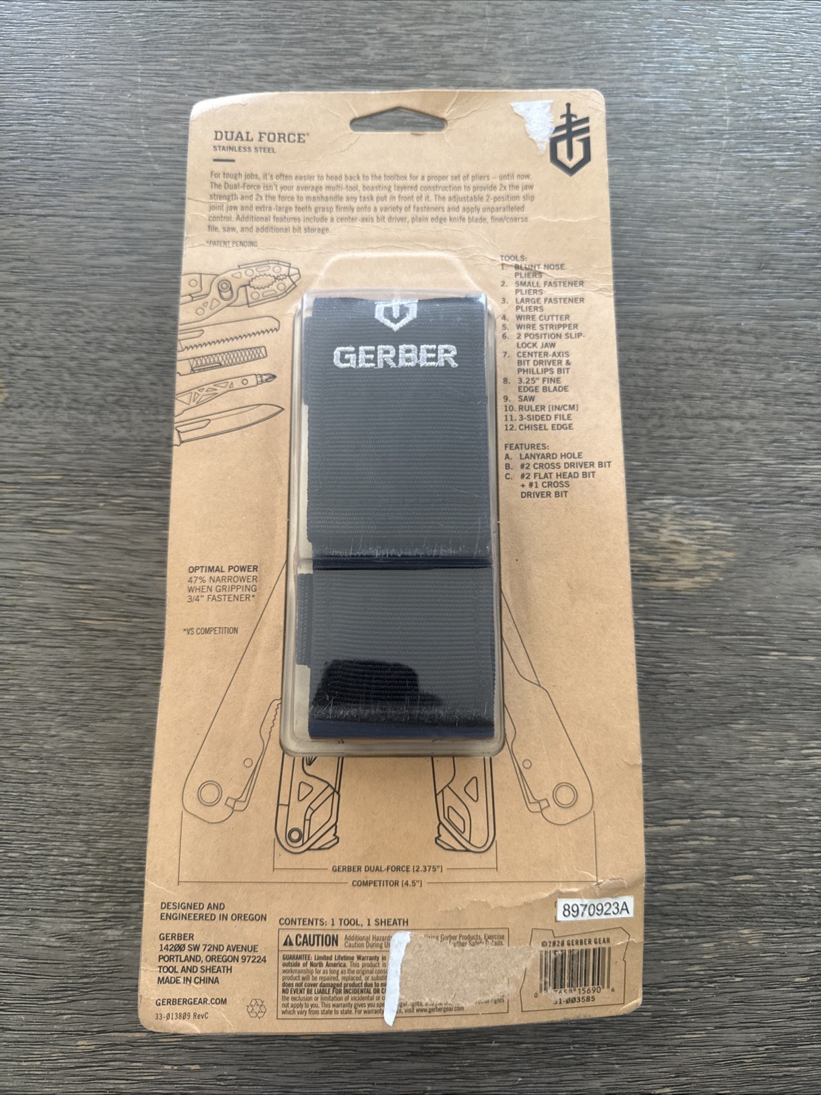 Gerber 31-003585 Multi-Tool – Black/Silver