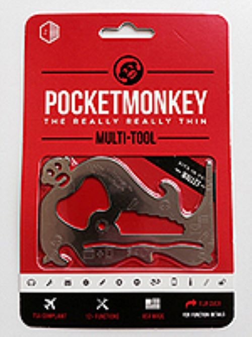 ZOOTILITY – POCKET MONKEY BASIC MULTI-TOOL 12 FUNCTIONS – PK/3