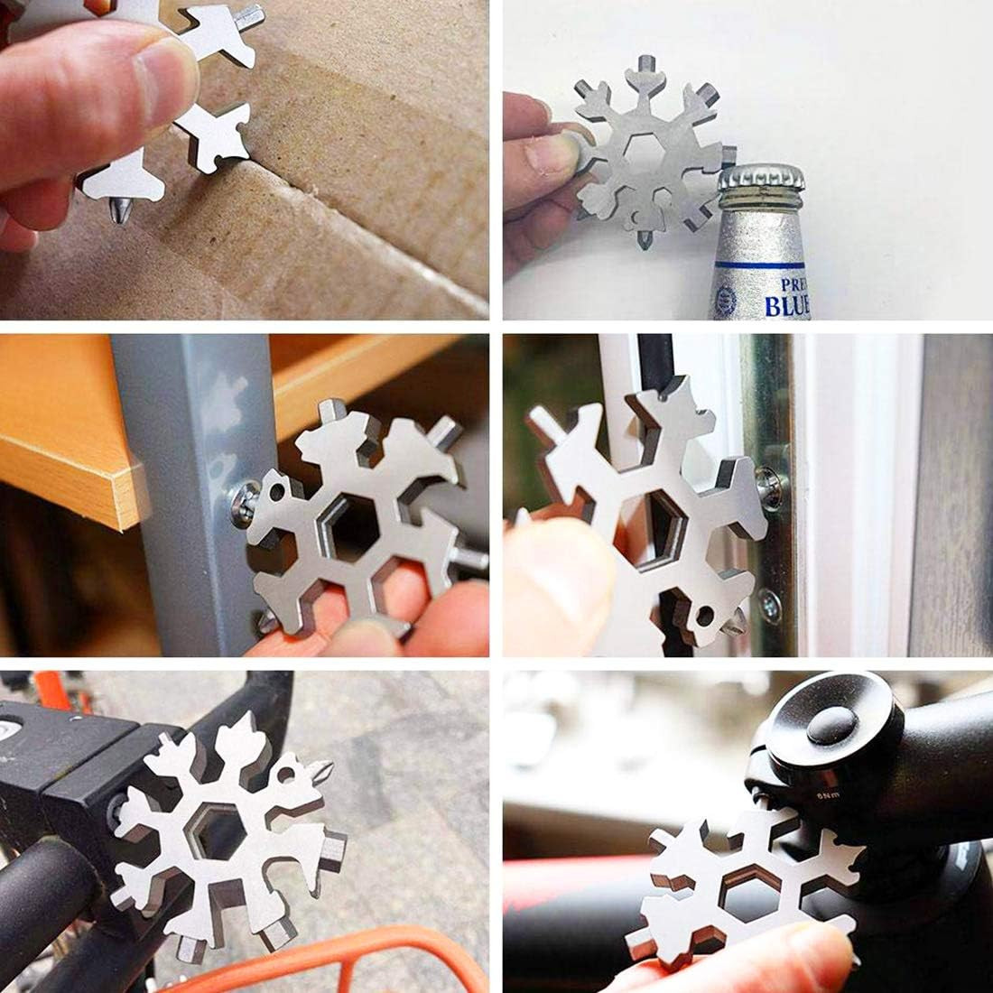 19 in 1 Incredible Tool – Easy N Genius – FEX 19-In-1 Stainless Steel Snowflakes