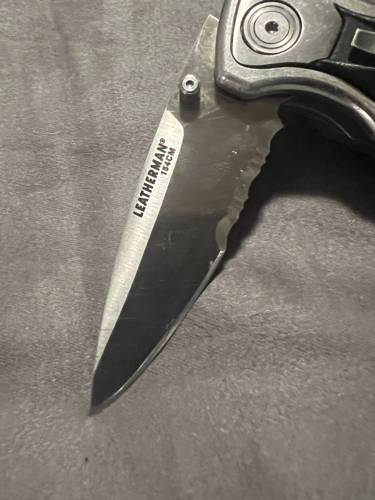 RARE Discontinued Leatherman E306X Knife Bit Holder Driver Caribiner Bottle